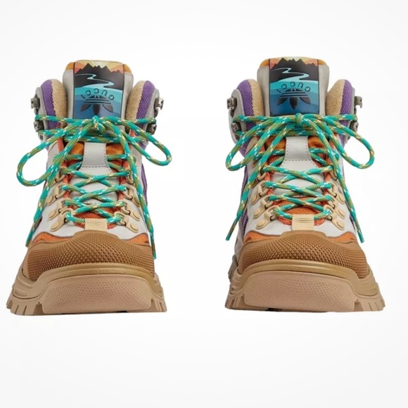 Adidas X Gucci Apres Ski Technical Lace Up Winter Boots New $1400 M10.5/W12 - Picture 3 of 10